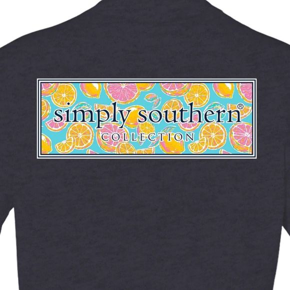 Simply Southern Preppy Classic Zest Colorful Fruit Logo Short Sleeve Tee - XXL - Picture 1 of 4